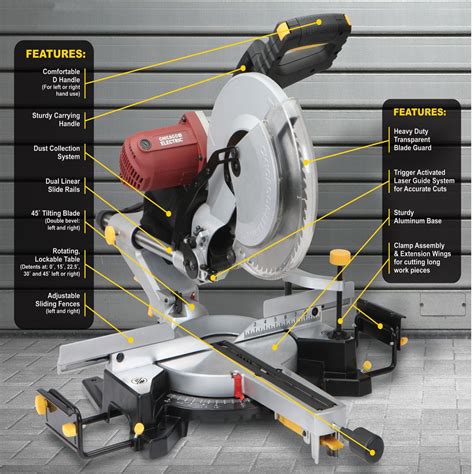 This recall involves replacement lower blade guards sold for <b>Chicago</b> <b>Electric</b> Power Tools brand 12-inch Double Bevel Sliding Compound <b>Miter</b> Saws bearing item number <b>61970</b> and serial numbers less than 370331936. . Chicago electric miter saw parts 61970